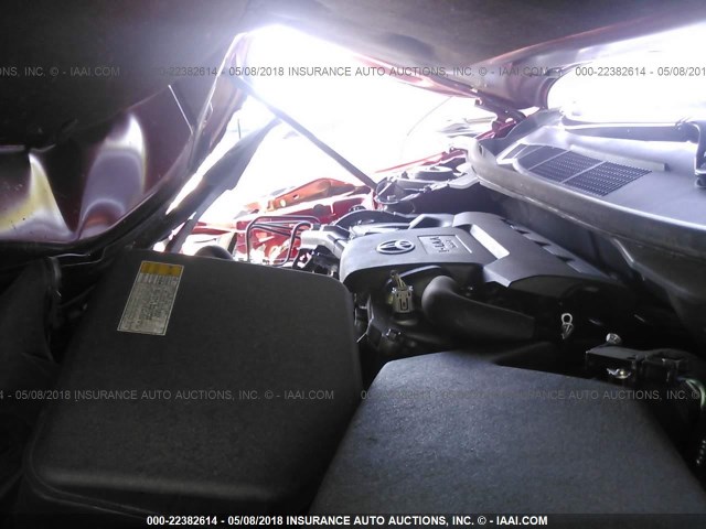 4T1BF1FK9GU524896 - 2016 TOYOTA CAMRY LE/XLE/SE/XSE RED photo 10