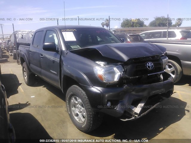 5TFLU4EN8FX142366 - 2015 TOYOTA TACOMA DOUBLE CAB/TRD PRO BLACK photo 1