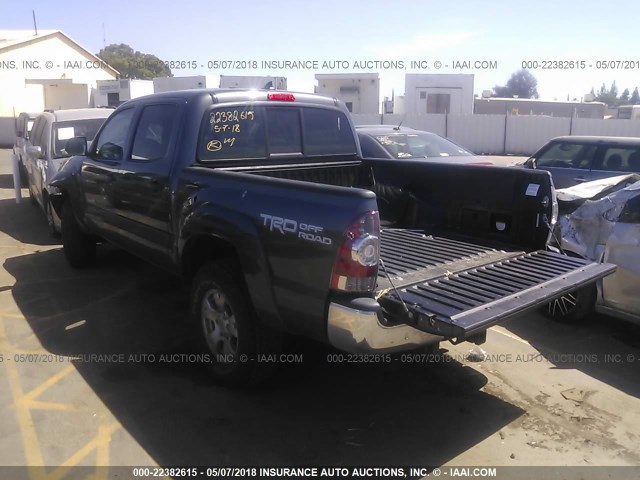 5TFLU4EN8FX142366 - 2015 TOYOTA TACOMA DOUBLE CAB/TRD PRO BLACK photo 3