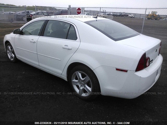 1G1ZB5E13BF216904 - 2011 CHEVROLET MALIBU LS 白色 照片 3