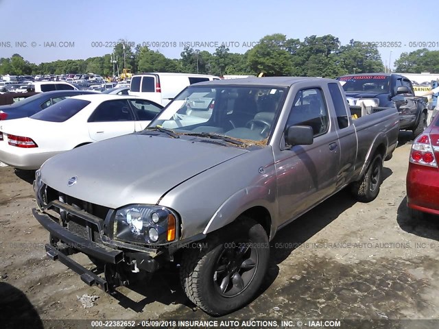 1N6DD26T93C462298 - 2003 NISSAN FRONTIER KING CAB XE GRAY photo 2