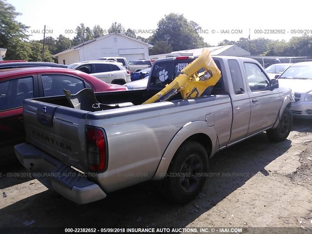 1N6DD26T93C462298 - 2003 NISSAN FRONTIER KING CAB XE GRAY photo 4