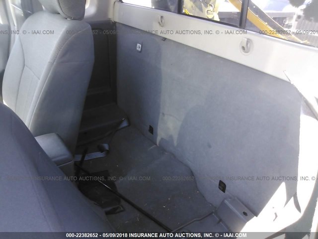 1N6DD26T93C462298 - 2003 NISSAN FRONTIER KING CAB XE GRAY photo 8