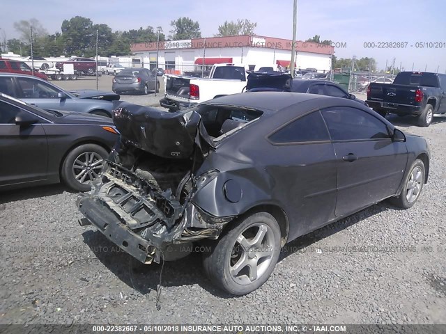 1G2ZH178564195150 - 2006 PONTIAC G6 GT GRAY photo 4