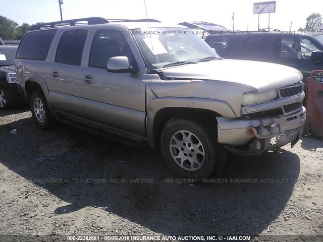 3GNFK16T91G281313 - 2001 CHEVROLET SUBURBAN K1500 Pewter photo 1