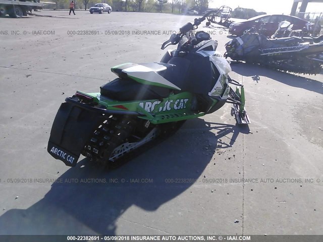 4UF13SNW2DT107732 - 2013 ARCTIC CAT SNOWPRO 800  GREEN photo 4