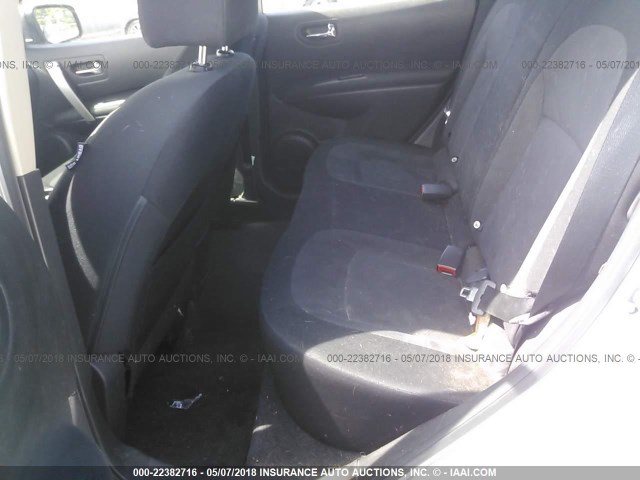 JN8AS5MV1CW713299 - 2012 NISSAN ROGUE S/SV SILVER photo 8