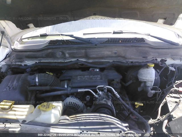 1D7HA18297S197833 - 2007 DODGE RAM 1500 ST/SLT WHITE photo 10