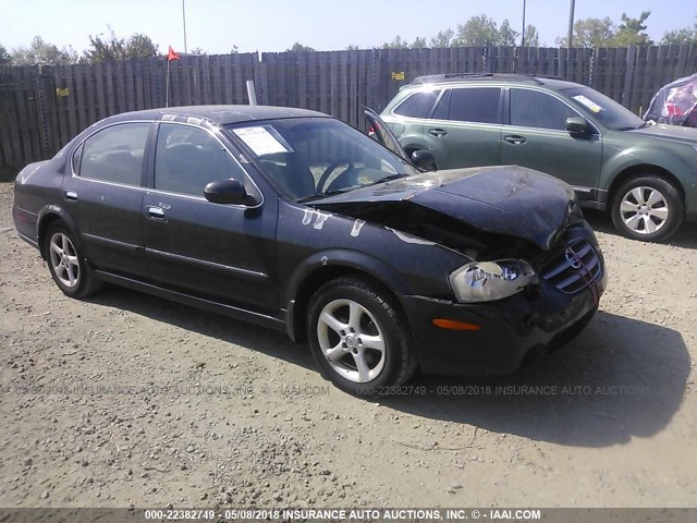 JN1DA31D03T518424 - 2003 NISSAN MAXIMA GLE/GXE/SE BLACK photo 1