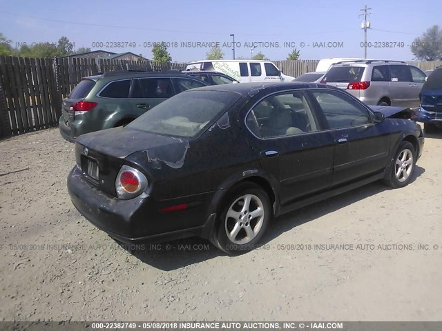 JN1DA31D03T518424 - 2003 NISSAN MAXIMA GLE/GXE/SE BLACK photo 4