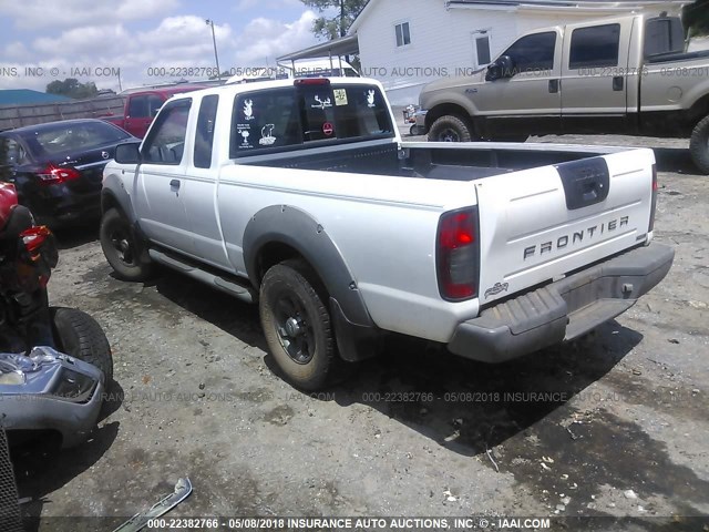 1N6ED26Y01C393868 - 2001 NISSAN FRONTIER KING CAB XE/KING CAB SE WHITE photo 3