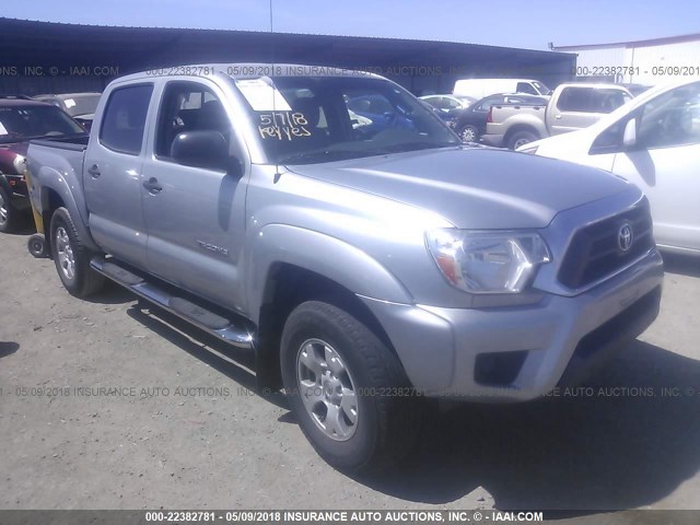 5TFJX4GN8FX049228 - 2015 TOYOTA TACOMA DOUBLE CAB PRERUNNER SILVER photo 1