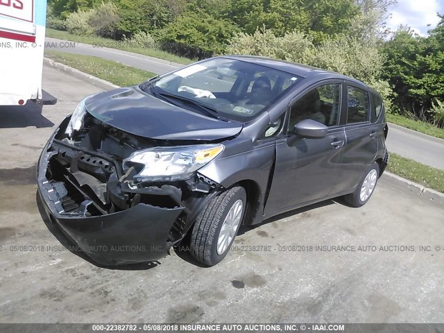 3N1CE2CP2GL383765 - 2016 NISSAN VERSA NOTE S/S PLUS/SV/SL/SR GRAY photo 2