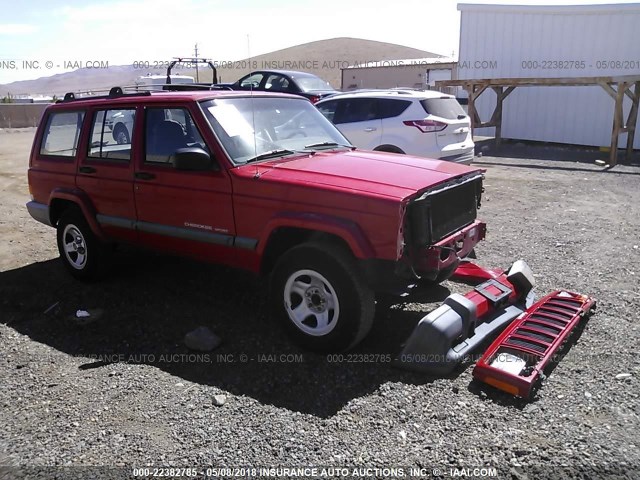 1J4FF68S3XL651112 - 1999 JEEP CHEROKEE SPORT/CLASSIC წითელი ფოტო 1