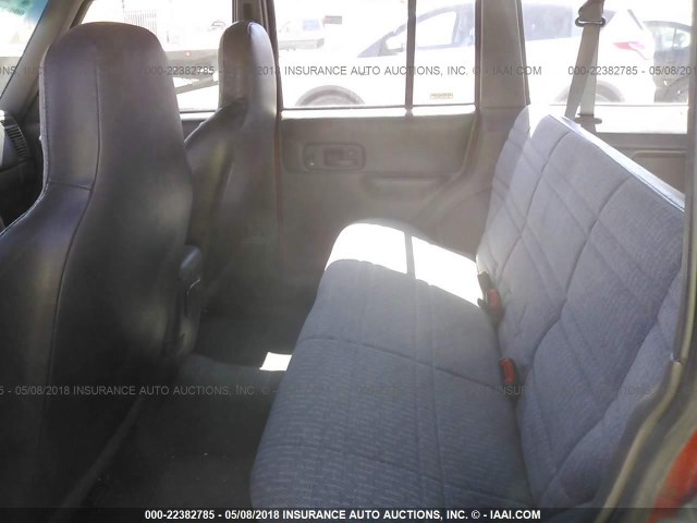 1J4FF68S3XL651112 - 1999 JEEP CHEROKEE SPORT/CLASSIC წითელი ფოტო 8