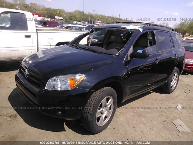 JTMBD33VX76032788 - 2007 TOYOTA RAV4 BLACK photo 2