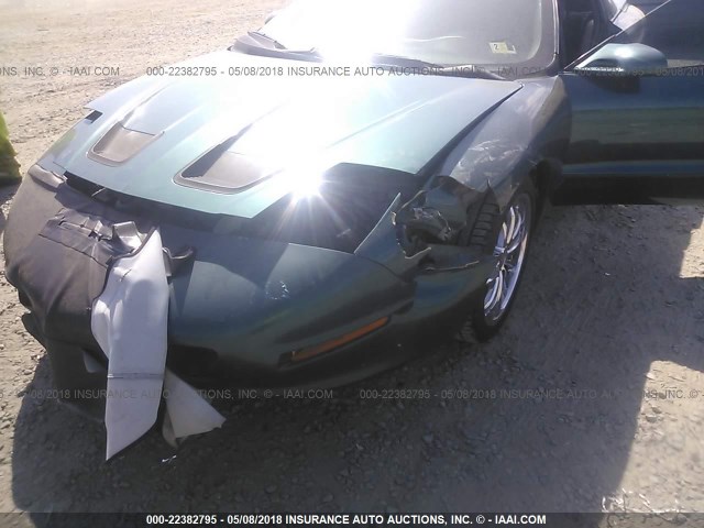 2G2FS22K2V2204873 - 1997 PONTIAC FIREBIRD GREEN photo 6