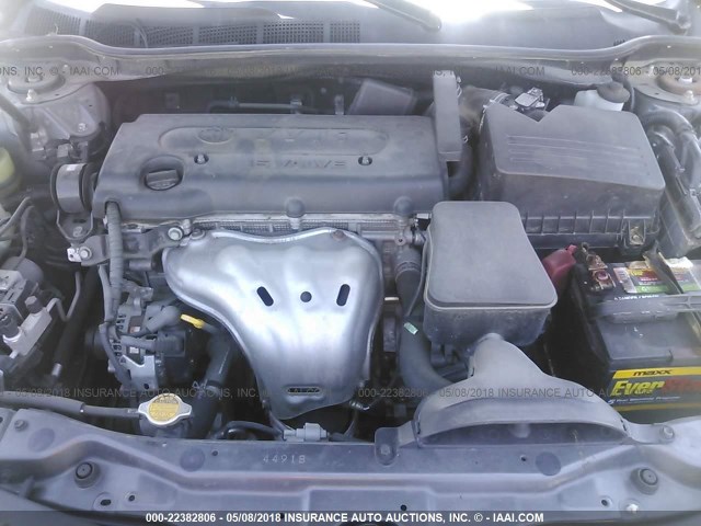 4T1BE46K79U393488 - 2009 TOYOTA CAMRY SE/LE/XLE GRAY photo 10
