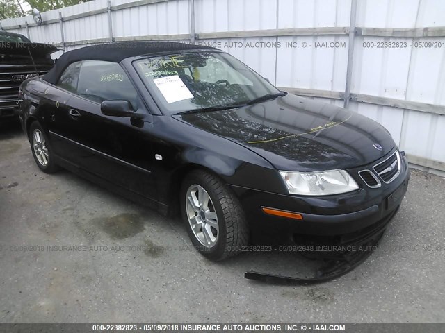 YS3FD79YX66107829 - 2006 SAAB 9-3 BLACK photo 1