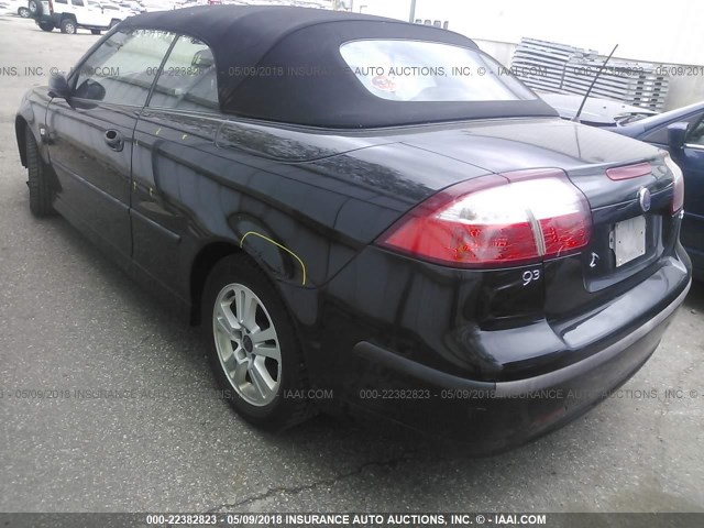 YS3FD79YX66107829 - 2006 SAAB 9-3 BLACK photo 3