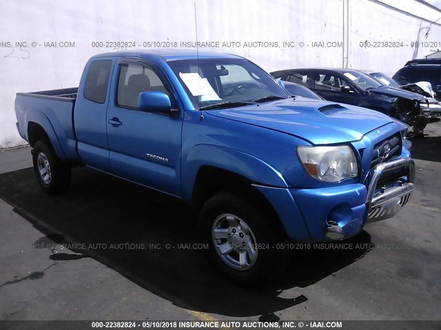 5TEUU42N55Z127999 - 2005 TOYOTA TACOMA ACCESS CAB Blau Foto 1