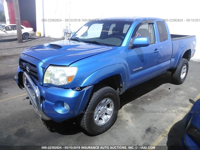 5TEUU42N55Z127999 - 2005 TOYOTA TACOMA ACCESS CAB Blau Foto 2