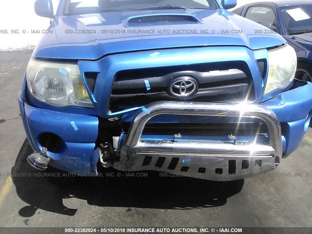 5TEUU42N55Z127999 - 2005 TOYOTA TACOMA ACCESS CAB Blau Foto 6