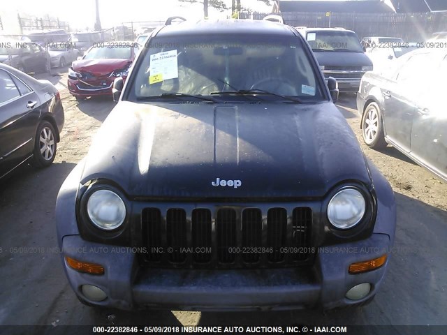 1J4GK48K12W134094 - 2002 JEEP LIBERTY SPORT BLACK photo 6