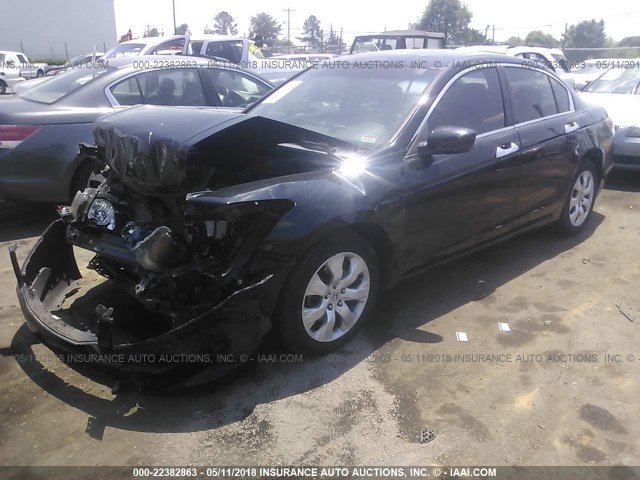 1HGCP26849A133810 - 2009 HONDA ACCORD EXL BLACK photo 2