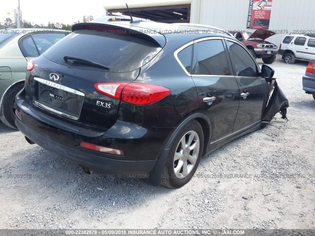 JNKAJ09E38M305804 - 2008 INFINITI EX35 JOURNEY BLACK photo 4