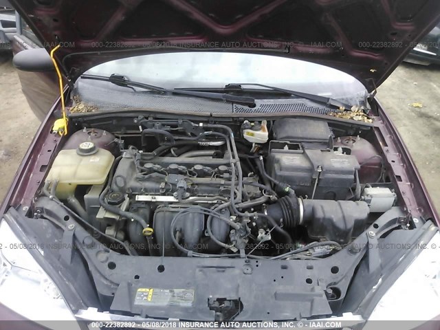 1FAHP34N97W145928 - 2007 FORD FOCUS ZX4/S/SE/SES 栗色 照片 10