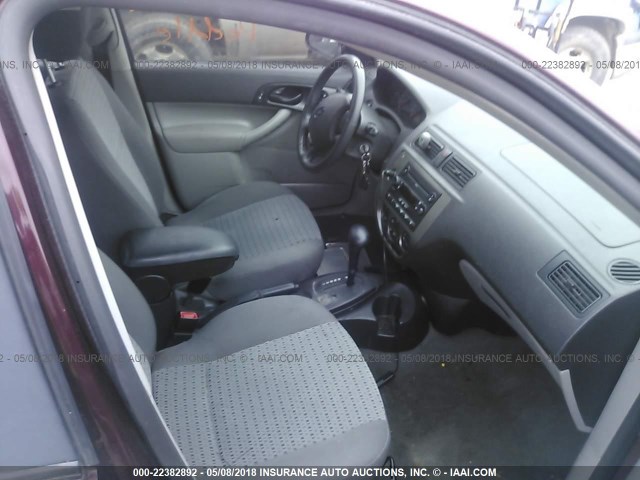 1FAHP34N97W145928 - 2007 FORD FOCUS ZX4/S/SE/SES 栗色 照片 5