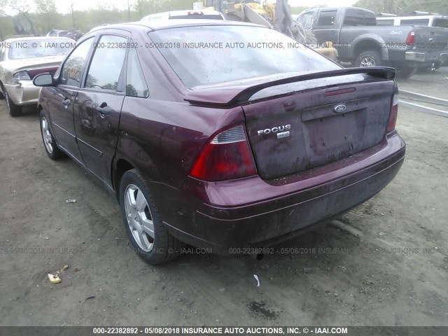 1FAHP34N97W145928 - 2007 FORD FOCUS ZX4/S/SE/SES 栗色 照片 6