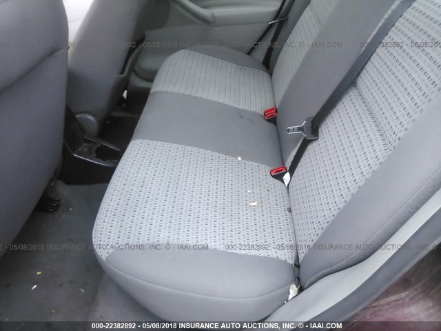 1FAHP34N97W145928 - 2007 FORD FOCUS ZX4/S/SE/SES 栗色 照片 8