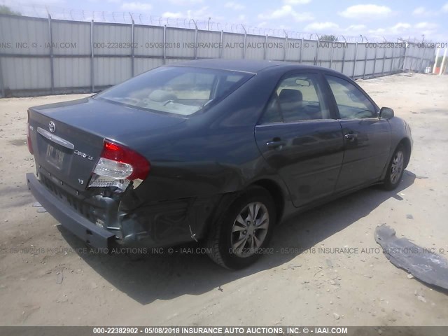 4T1BF32K04U068686 - 2004 TOYOTA CAMRY LE/XLE/SE GREEN photo 4