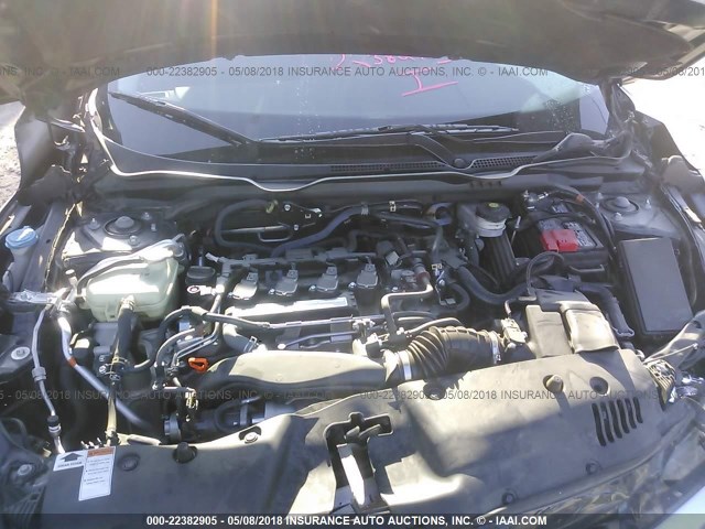 19XFC1F70GE018589 - 2016 HONDA CIVIC EXL BLUE photo 10