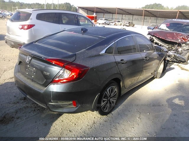 19XFC1F70GE018589 - 2016 HONDA CIVIC EXL BLUE photo 4