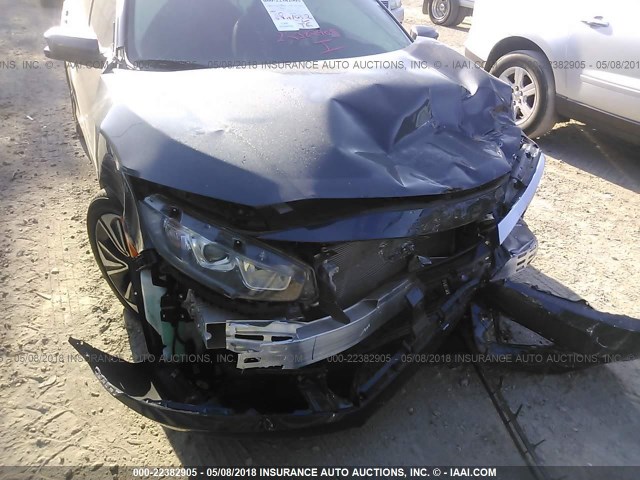 19XFC1F70GE018589 - 2016 HONDA CIVIC EXL BLUE photo 6