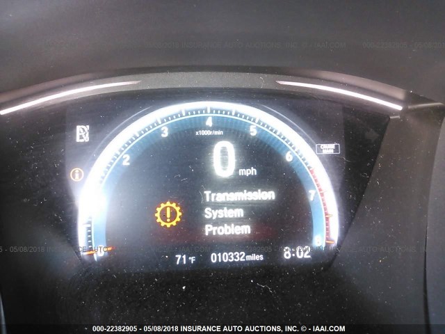 19XFC1F70GE018589 - 2016 HONDA CIVIC EXL BLUE photo 7