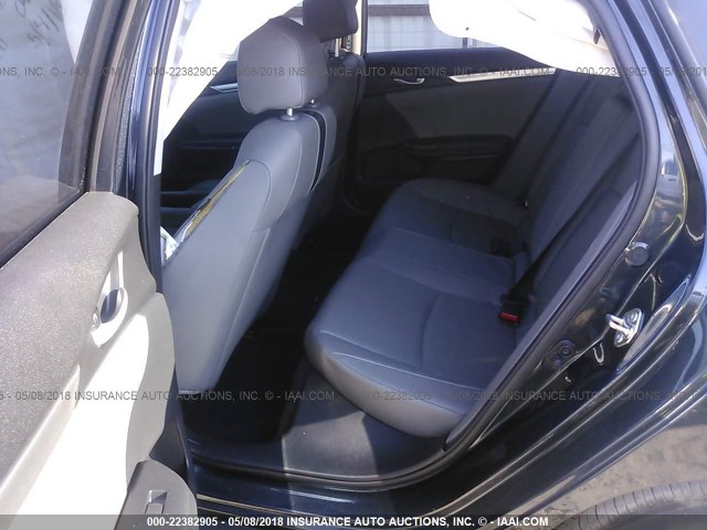 19XFC1F70GE018589 - 2016 HONDA CIVIC EXL BLUE photo 8