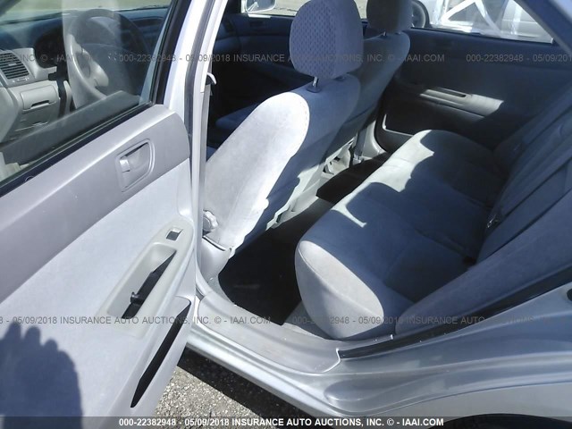 4T1BE32K93U686333 - 2003 TOYOTA CAMRY LE/XLE/SE ვერცხლისფერი ფოტო 8