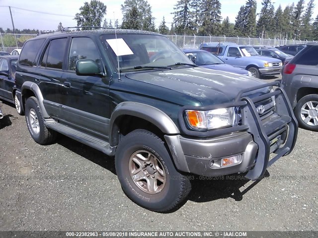 JT3HN87R4Y0278973 - 2000 TOYOTA 4RUNNER LIMITED GREEN photo 1