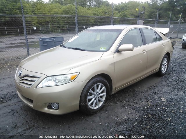 4T1BF3EKXAU003352 - 2010 TOYOTA CAMRY SE/LE/XLE GOLD photo 2