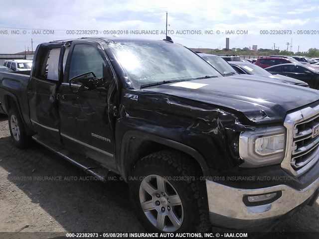 3GTU2NEC8GG329157 - 2016 GMC SIERRA K1500 SLT BLACK photo 6