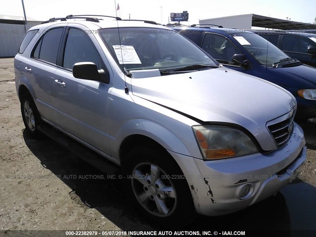 KNDJD736475711098 - 2007 KIA SORENTO EX/LX SILVER photo 1