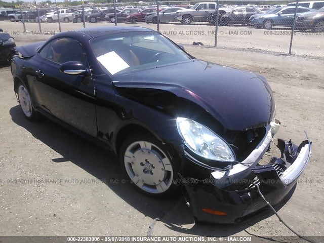 JTHFN48Y840052400 - 2004 LEXUS SC 430 PURPLE photo 1