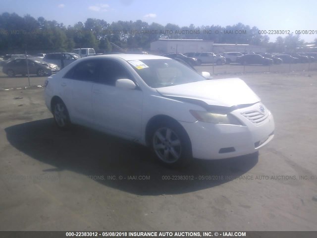4T1BE46K98U764407 - 2008 TOYOTA CAMRY CE/LE/XLE/SE WHITE photo 1
