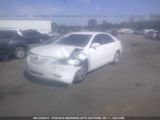 4T1BE46K98U764407 - 2008 TOYOTA CAMRY CE/LE/XLE/SE WHITE photo 2