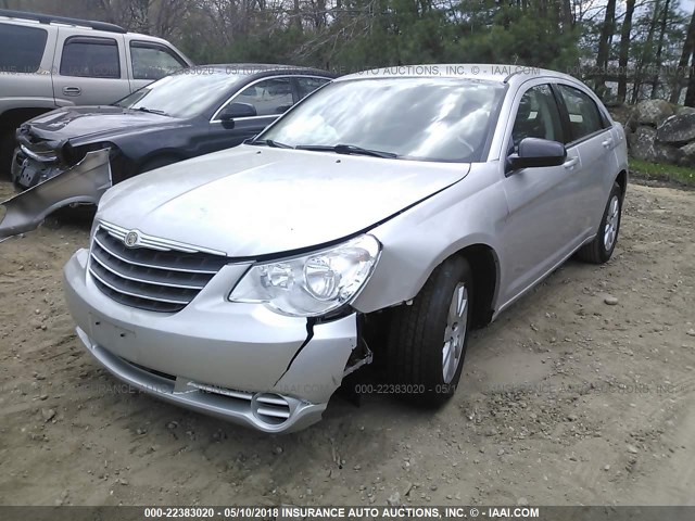 1C3CC4FB8AN188196 - 2010 CHRYSLER SEBRING TOURING SILVER photo 2