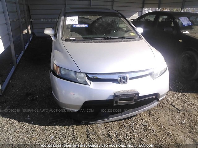 1HGFA16808L100007 - 2008 HONDA CIVIC EX SILVER photo 6